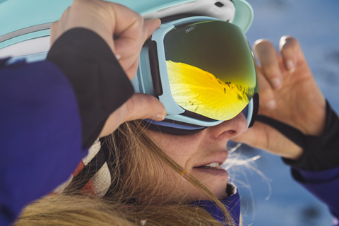 PELLOR Masque de Ski Lunettes Protection OTG Anti-Buée Anti-UV400 Anti-VentFrameless pour Snowboard Homme Femme